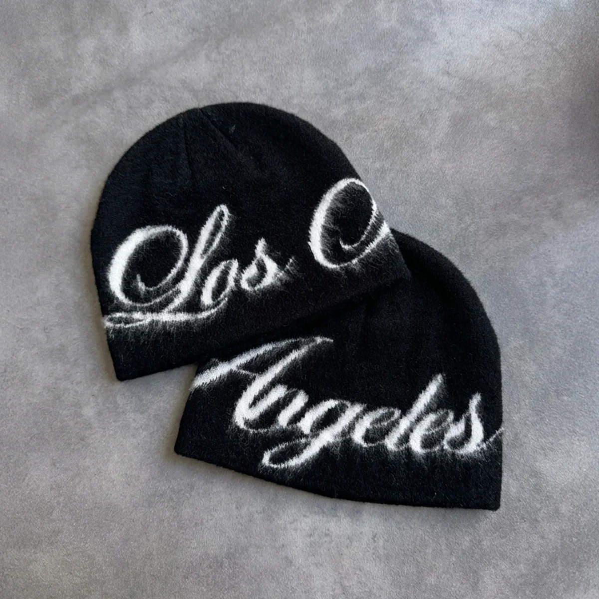 Mohair Los Angeles "Felicity" Beanie Black - Image 3